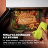 image:imageNinja Crispi Microwave amp Air Fryer with FusionCrisp Silver MW101  Replaces a countertop microwave and air fryer with 14 functions Fast 1000W microwave and powerful 1700W Ninja air fryerSilver