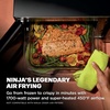 image:imageNinja Crispi Microwave amp Air Fryer with FusionCrisp Silver MW101  Replaces a countertop microwave and air fryer with 14 functions Fast 1000W microwave and powerful 1700W Ninja air fryerBlack