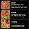 image:imageNinja Crispi Microwave amp Air Fryer with FusionCrisp Silver MW101  Replaces a countertop microwave and air fryer with 14 functions Fast 1000W microwave and powerful 1700W Ninja air fryerSilver