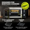 image:imageNinja Crispi Microwave amp Air Fryer with FusionCrisp Silver MW101  Replaces a countertop microwave and air fryer with 14 functions Fast 1000W microwave and powerful 1700W Ninja air fryerBlack