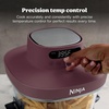 image:imageNinja Crispi Pro Glass Air Fryer 6in1 Cyberspace AS101CY  Max crisp air fry bake roast recrisp dehydrate 1800W 450F max 6Qt 25Qt containersCherry