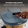 image:imageNinja Crispi Pro Glass Air Fryer 6in1 Cyberspace AS101CY  Max crisp air fry bake roast recrisp dehydrate 1800W 450F max 6Qt 25Qt containersCyberspace