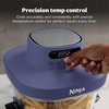 image:imageNinja Crispi Pro Glass Air Fryer 6in1 Cyberspace AS101CY  Max crisp air fry bake roast recrisp dehydrate 1800W 450F max 6Qt 25Qt containersDeep Amethyst