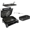 image:imageNinja DG551 Foodi Smart XL 6in1 Indoor Grill with Air Fry Roast Bake Broil amp Dehydrate Foodi Smart Thermometer 2nd Generation BlackSilver Renewed