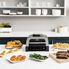 image:imageNinja DG551 Foodi Smart XL 6in1 Indoor Grill with Air Fry Roast Bake Broil amp Dehydrate Foodi Smart Thermometer 2nd Generation BlackSilver Renewed