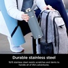 image:imageNinja DW2401GY Thirsti 24oz Travel Water Bottle For Carbonated Sparkling Drinks Colder and Fizzier Longer Leak Proof 24 Hrs Cold Dishwasher Safe Stainless Steel Insulated Tumbler Charcoal GrayBlue