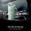 image:imageNinja DW2401GY Thirsti 24oz Travel Water Bottle For Carbonated Sparkling Drinks Colder and Fizzier Longer Leak Proof 24 Hrs Cold Dishwasher Safe Stainless Steel Insulated Tumbler Charcoal GrayMint