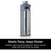 image:imageNinja DW2401GY Thirsti 24oz Travel Water Bottle For Carbonated Sparkling Drinks Colder and Fizzier Longer Leak Proof 24 Hrs Cold Dishwasher Safe Stainless Steel Insulated Tumbler Charcoal GrayBlue