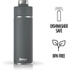 image:imageNinja DW2401GY Thirsti 24oz Travel Water Bottle For Carbonated Sparkling Drinks Colder and Fizzier Longer Leak Proof 24 Hrs Cold Dishwasher Safe Stainless Steel Insulated Tumbler Charcoal GrayGray