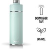 image:imageNinja DW2401GY Thirsti 24oz Travel Water Bottle For Carbonated Sparkling Drinks Colder and Fizzier Longer Leak Proof 24 Hrs Cold Dishwasher Safe Stainless Steel Insulated Tumbler Charcoal GrayMint