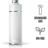 image:imageNinja DW2401GY Thirsti 24oz Travel Water Bottle For Carbonated Sparkling Drinks Colder and Fizzier Longer Leak Proof 24 Hrs Cold Dishwasher Safe Stainless Steel Insulated Tumbler Charcoal GrayWhite