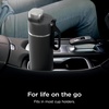 image:imageNinja DW2401GY Thirsti 24oz Travel Water Bottle For Carbonated Sparkling Drinks Colder and Fizzier Longer Leak Proof 24 Hrs Cold Dishwasher Safe Stainless Steel Insulated Tumbler Charcoal GrayBlack