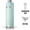 image:imageNinja DW2401GY Thirsti 24oz Travel Water Bottle For Carbonated Sparkling Drinks Colder and Fizzier Longer Leak Proof 24 Hrs Cold Dishwasher Safe Stainless Steel Insulated Tumbler Charcoal GrayMint