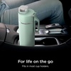 image:imageNinja DW2401GY Thirsti 24oz Travel Water Bottle For Carbonated Sparkling Drinks Colder and Fizzier Longer Leak Proof 24 Hrs Cold Dishwasher Safe Stainless Steel Insulated Tumbler Charcoal GrayMint