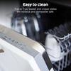 image:imageNinja DZ401 Foodi 10 Quart 6in1 DualZone XL 2Basket Air Fryer with 2 Independent Frying Baskets Match Cook amp Smart Finish to Roast Broil Dehydrate for Quick Easy FamilySized Meals Grey  Air fry roast broil bake reheat dehydrate 2 independent 5 Qt baskets Match Cook IQ Boost7QT  MegaZone