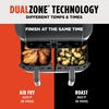 image:imageNinja DZ401 Foodi 10 Quart 6in1 DualZone XL 2Basket Air Fryer with 2 Independent Frying Baskets Match Cook amp Smart Finish to Roast Broil Dehydrate for Quick Easy FamilySized Meals Grey  Air fry roast broil bake reheat dehydrate 2 independent 5 Qt baskets Match Cook IQ Boost8QT  DualZone 2026 Release