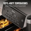 image:imageNinja DZ401 Foodi 10 Quart 6in1 DualZone XL 2Basket Air Fryer with 2 Independent Frying Baskets Match Cook amp Smart Finish to Roast Broil Dehydrate for Quick Easy FamilySized Meals Grey  Air fry roast broil bake reheat dehydrate 2 independent 5 Qt baskets Match Cook IQ Boost8QT  DualZone 2026 Release