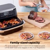 image:imageNinja DZ401 Foodi 10 Quart 6in1 DualZone XL 2Basket Air Fryer with 2 Independent Frying Baskets Match Cook amp Smart Finish to Roast Broil Dehydrate for Quick Easy FamilySized Meals Grey  Air fry roast broil bake reheat dehydrate 2 independent 5 Qt baskets Match Cook IQ Boost7QT  MegaZone