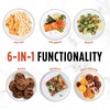 image:imageNinja DZ401 Foodi 10 Quart 6in1 DualZone XL 2Basket Air Fryer with 2 Independent Frying Baskets Match Cook amp Smart Finish to Roast Broil Dehydrate for Quick Easy FamilySized Meals Grey  Air fry roast broil bake reheat dehydrate 2 independent 5 Qt baskets Match Cook IQ Boost8QT  DualZone 2026 Release