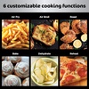 image:imageNinja DZ401 Foodi 10 Quart 6in1 DualZone XL 2Basket Air Fryer with 2 Independent Frying Baskets Match Cook amp Smart Finish to Roast Broil Dehydrate for Quick Easy FamilySized Meals Grey  Air fry roast broil bake reheat dehydrate 2 independent 5 Qt baskets Match Cook IQ Boost7QT  MegaZone