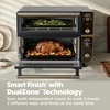 image:imageNinja Double Oven Pro Smart XL 12in1 Silver DCT821  QuartzHeat top oven DualZone Smart Finish Fits 45 lb chicken amp 6 lbs wings Air fryCyberspace