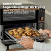 image:imageNinja Double Oven Pro Smart XL 12in1 Silver DCT821  QuartzHeat top oven DualZone Smart Finish Fits 45 lb chicken amp 6 lbs wings Air fryOnyx
