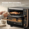 image:imageNinja Double Oven Pro Smart XL 12in1 Silver DCT821  QuartzHeat top oven DualZone Smart Finish Fits 45 lb chicken amp 6 lbs wings Air fryOnyx