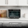 image:imageNinja Double Oven Pro Smart XL 12in1 Silver DCT821  QuartzHeat top oven DualZone Smart Finish Fits 45 lb chicken amp 6 lbs wings Air frySilverPiano Black