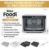 image:imageNinja Double Oven Pro Smart XL 12in1 Thermometer Silver DCT871  Pro Cook thermometer QuartzHeat top oven DualZone Smart Finish Air fry bake broil10in1