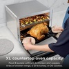 image:imageNinja Double Oven Pro Smart XL 12in1 Thermometer Silver DCT871  Pro Cook thermometer QuartzHeat top oven DualZone Smart Finish Air fry bake broil10in1 XL Prestige
