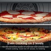 image:imageNinja Double Oven Pro Smart XL 12in1 Thermometer Silver DCT871  Pro Cook thermometer QuartzHeat top oven DualZone Smart Finish Air fry bake broil10in1 XL Prestige