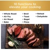 image:imageNinja Double Oven Pro Smart XL 12in1 Thermometer Silver DCT871  Pro Cook thermometer QuartzHeat top oven DualZone Smart Finish Air fry bake broil10in1