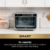 image:imageNinja Double Oven Pro Smart XL 12in1 Thermometer Silver DCT871  Pro Cook thermometer QuartzHeat top oven DualZone Smart Finish Air fry bake broil10in1