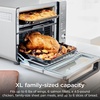 image:imageNinja Double Oven Pro Smart XL 12in1 Thermometer Silver DCT871  Pro Cook thermometer QuartzHeat top oven DualZone Smart Finish Air fry bake broil12in1 Prestige