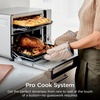 image:imageNinja Double Oven Pro Smart XL 12in1 Thermometer Silver DCT871  Pro Cook thermometer QuartzHeat top oven DualZone Smart Finish Air fry bake broil12in1 Prestige