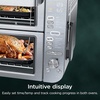 image:imageNinja Double Oven Pro Smart XL 12in1 Thermometer Silver DCT871  Pro Cook thermometer QuartzHeat top oven DualZone Smart Finish Air fry bake broil12in1 Prestige