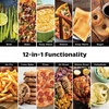 image:imageNinja Double Oven Pro Smart XL 12in1 Thermometer Silver DCT871  Pro Cook thermometer QuartzHeat top oven DualZone Smart Finish Air fry bake broil12in1 w Flexdoor