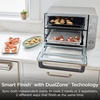 image:imageNinja Double Oven Pro Smart XL 12in1 Thermometer Silver DCT871  Pro Cook thermometer QuartzHeat top oven DualZone Smart Finish Air fry bake broil12in1 Prestige