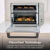 image:imageNinja Double Oven Pro Smart XL 12in1 Thermometer Silver DCT871  Pro Cook thermometer QuartzHeat top oven DualZone Smart Finish Air fry bake broil12in1 Prestige