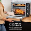 image:imageNinja Double Oven Pro Smart XL 12in1 Thermometer Silver DCT871  Pro Cook thermometer QuartzHeat top oven DualZone Smart Finish Air fry bake broil12in1 w Flexdoor