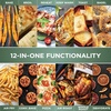 image:imageNinja Double Oven Pro Smart XL 12in1 Thermometer Silver DCT871  Pro Cook thermometer QuartzHeat top oven DualZone Smart Finish Air fry bake broil12in1 Prestige
