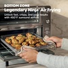 image:imageNinja Double Oven Pro Smart XL 12in1 Thermometer Silver DCT871  Pro Cook thermometer QuartzHeat top oven DualZone Smart Finish Air fry bake broilDouble Oven with Thermometer