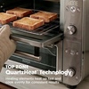 image:imageNinja Double Oven Pro Smart XL 12in1 Thermometer Silver DCT871  Pro Cook thermometer QuartzHeat top oven DualZone Smart Finish Air fry bake broilDouble Oven with Thermometer
