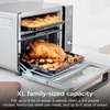 image:imageNinja Double Stack XL Countertop Oven 12in1 Stainless Steel DCT601  DualZone Smart Finish FlavorSeal Fits 45 lb chicken amp 6 lbs wings Air fry bake broil12in1 XL Prestige