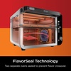 image:imageNinja Double Stack XL Countertop Oven 12in1 Stainless Steel DCT601  DualZone Smart Finish FlavorSeal Fits 45 lb chicken amp 6 lbs wings Air fry bake broil12in1 XL w Flexdoor