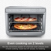image:imageNinja Double Stack XL Countertop Oven 12in1 Stainless Steel DCT601  DualZone Smart Finish FlavorSeal Fits 45 lb chicken amp 6 lbs wings Air fry bake broil10in1 Prestige