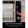 image:imageNinja Double Stack XL Countertop Oven 12in1 Stainless Steel DCT601  DualZone Smart Finish FlavorSeal Fits 45 lb chicken amp 6 lbs wings Air fry bake broil12in1 XL w Flexdoor