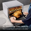 image:imageNinja Double Stack XL Countertop Oven 12in1 Stainless Steel DCT601  DualZone Smart Finish FlavorSeal Fits 45 lb chicken amp 6 lbs wings Air fry bake broil10in1 Prestige