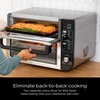 image:imageNinja Double Stack XL Countertop Oven 12in1 Stainless Steel DCT601  DualZone Smart Finish FlavorSeal Fits 45 lb chicken amp 6 lbs wings Air fry bake broil12in1 XL w Flexdoor