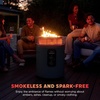 image:imageNinja Fireside360 Fire Pit amp Heater 80000 BTU 3 Modes Push Start Gray  Ninja Fireside360 offers flame heat or both with up to 80000 BTUs hasslefree dial control and smokeless designCharcoal